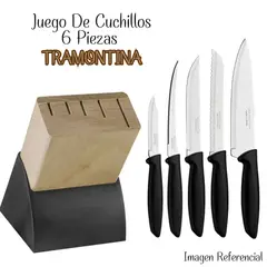 TRAMONTINA - Juego De Cuchillos 6 Piezas