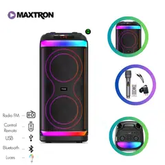 MAXTRON - Parlante Torre Hypnotic 6.5" x 2 - MX 608D