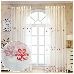 INSPIRA - Cortina de Voile cortina elegante 140 X 240 cm SET Bordado