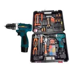 GENERICO - Taladro Inalámbrico XTD Y Set De Herramientas -108 Pzs
