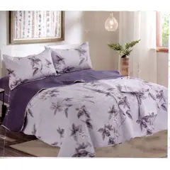 MINGDA - Set de Cubrecama 2 pz de 5 Piezas 100% Calidad Premiun