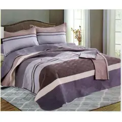 MINGDA - Set de Cubrecama 2 pz de 5 Piezas 100% Calidad Premiun