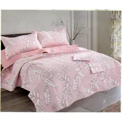 MINGDA - Set de Cubrecama 2 pz de 5 Piezas 100% Calidad Premiun