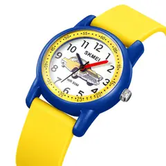 SKMEI - Reloj 2157 Carro Amarillo_.