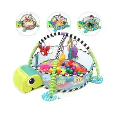 IDEAL - GIMNASIO DE BEBÉ DIDÁCTICO 3 EN 1 TORTUGA