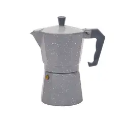 IMPORTADO MC - Cafetera moka black granito 9tz
