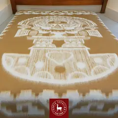 SANTA CATALINA - Frazada Tumi original elegante antialérgica y tradicional 2 Plaza