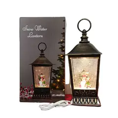 GENERICO - Lampara farol navideño musical y con luces