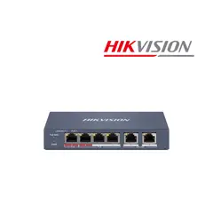 HIKVISION - Switch PoE Inteligente DS-3E1106HP-EI administrable 6 puertos