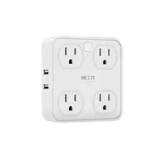 NEXXT SOLUTIONS - ENCHUFE INTELIGENTE DE 4 TOMAS + USB/ USBC NEXXT NHP-T615
