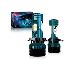 GENERICO - Mini Proyector BI-LED AM12-H4 12000LM