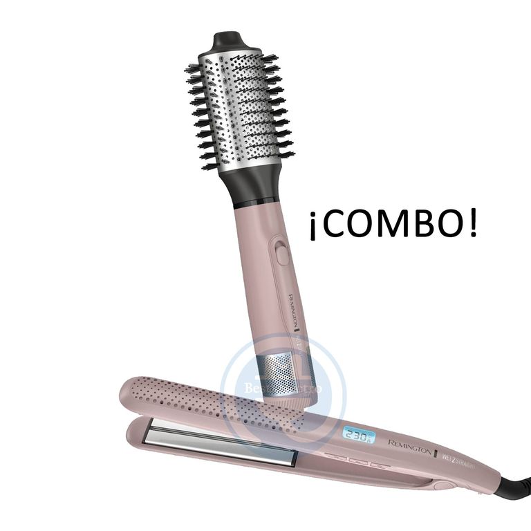 Combo Alisadora Wet2Straight y Cepillo Eléctrico Wet2Style