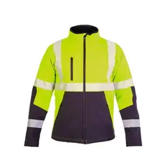 HARDWORK - CHAQUETA SOFTSHELL HW OKLAN AMARILLO FLUOR