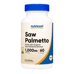 NUTRICOST - Suplemento Saw Palmetto 1000mg Con 60