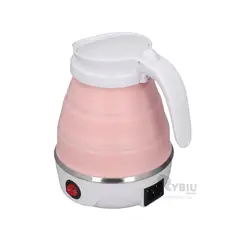 RYBIU IMPORT - Hervidero Portatil de 600ml en Rosado Y+Papel de Regalo