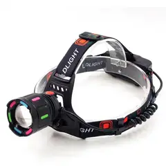 LIDIMI - Linterna Frontal LED Recargable 10W Aluminio Ajustable Impermeable