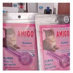 GENERICO - Pipeta para Pulgas en Color Morado Y+Papel de Regalo