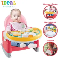 IDEAL - Mesa de Comer Portatil Con Sonidos Y Luces Plegable Rosado