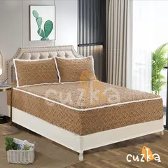 CASATEX - Protector De Colchón Impermeable Suave + 2 Fundas De Almohada Queen