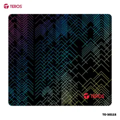 TEROS - MOUSE PAD NEGRO CON DISEÑO - TE-3011S