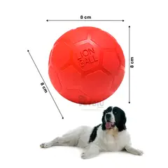 GENERICO - Balon Resistente y Divertido en Rojo Y+Ligas de Regalo