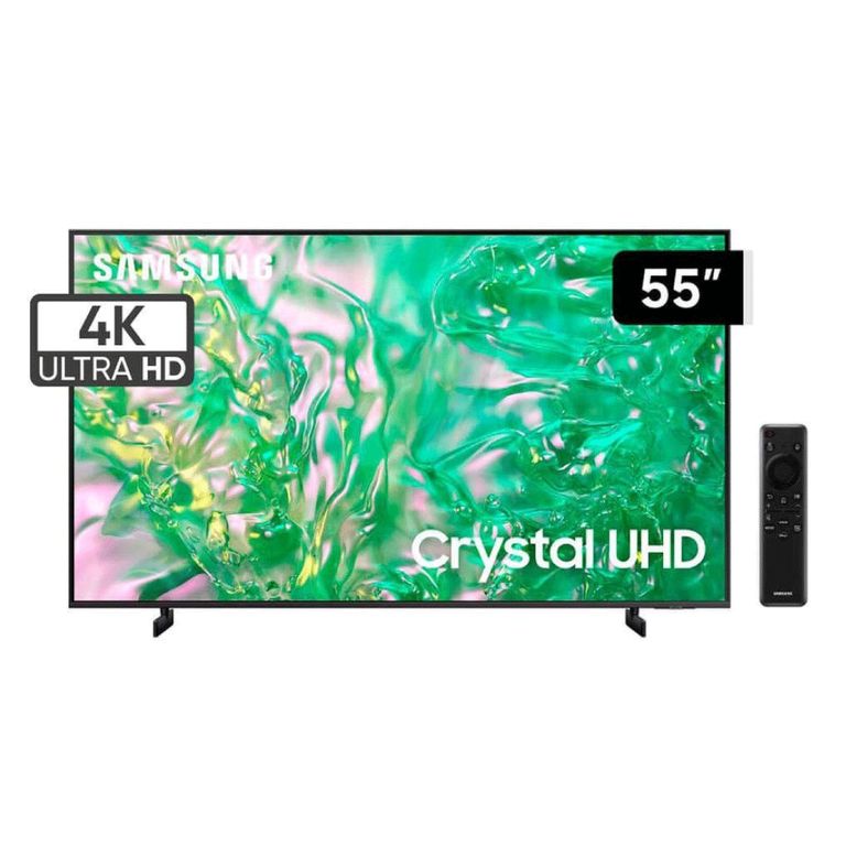 Televisor UN55DU8000GXPE de 55 Pulg. Smart Tv Crystal UHD 4K