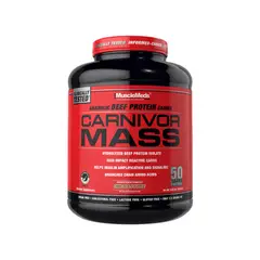 MUSCLEMEDS - Proteína Carnivor Mass 5.9 Lb Beef Protein Sabor Chocolate