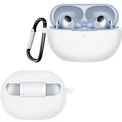 GENERICO - Case Funda Protector de Silicona de Huawei FreeBuds Pro 2 2022 -BLANCO