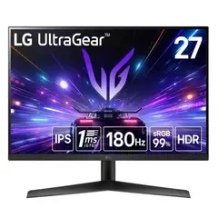 LG - MONITOR 27GS50F-B 27 IPS 165HZ 5MS 180HZ GSYNC FSYNC