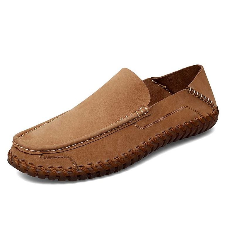 Zapato Formal Hombre Cuero Naranja
