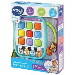 CLEMENTONI - V-Tech Mi Primera Tablet Pop It Musical