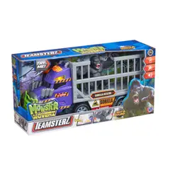 TEAMSTERZ - Juguete Carro Monster Transporta Gorila