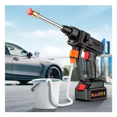 RYBIU IMPORT - Maquina de Aseo para Vehiculos Negro Y+Banderitas Adhesivas