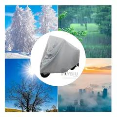 RYBIU IMPORT - Funda para Motocicleta Protege Contra Rayones en Plomo