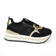 STHEF - ZAPATILLA MUJER CASUAL NEGRO 7825
