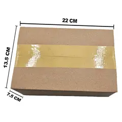 GENERICO - Caja de carton para envios 22x14x7 cm - 50 unidades