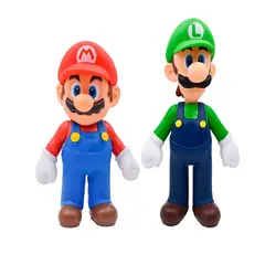 FULL FIGURE - Pack 2 Figuras Mario y Luigi 10cm - 12cm Calidad PVC