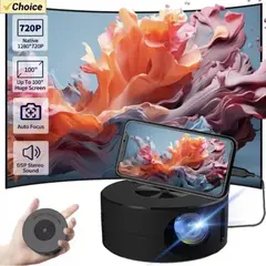 GENERICO - Mini Proyector Inteligente YT200 Cine en Casa Portátil