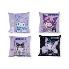 GENERICO - Pack de 4 Cojines de Personaje Favorito de Poliéster y Napa