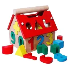 GENERICO - Casa de Encaje de Madera Montessori