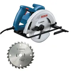 BOSCH - Sierra Circular 7 1/4" (184 mm) 1300W Corte en 90° 64mm GKS 130