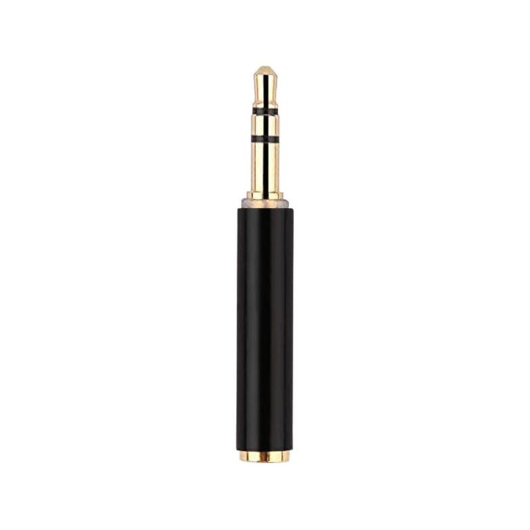 Adaptador de micrófono Jack 3.5 mm TRRS a TRS para equipo de grabación