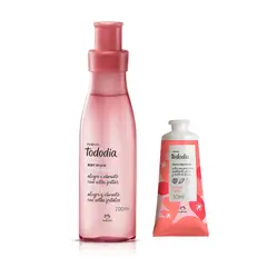 NATURA - Tododia Frutas Rojas body splash con Crema de Manos ekos