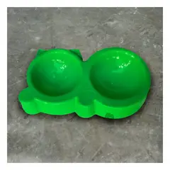 RYBIU IMPORT - Plato Resistente en Talla M en Tono Verde Y+Papel de Regalo