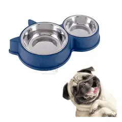 GENERICO - Comedero Lindo con Detalles Azul Y+Post-it adhesivos