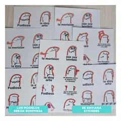 GENERICO - Pelota Antiestres para Mascotas en Azul Y+Stickers