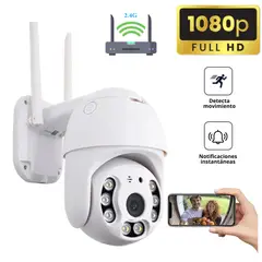 GENERICO - Camara de Seguridad Wifi Full HD para Exterior y Sensor Movimiento