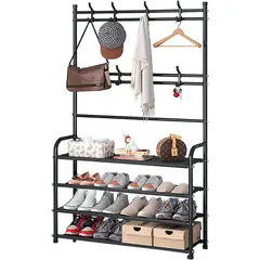 GENERICO - Zapatera Organizador De Calzado Zapatos 4 Niveles Perchero