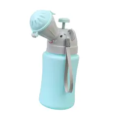 GENERICO - URINARIO PORTATIL PARA NIÑAS BACIN BEBE CELESTE