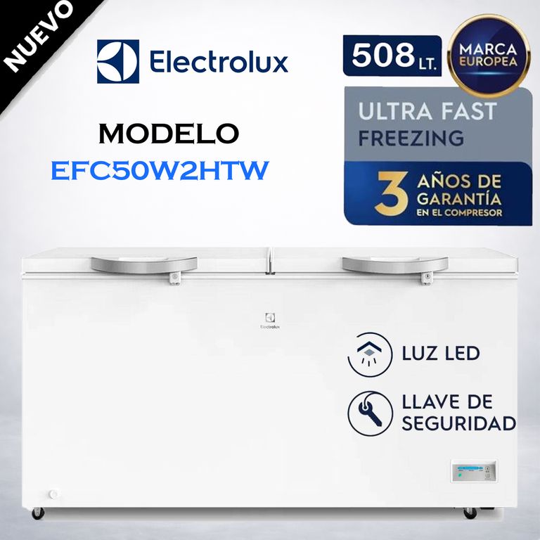 Congelador Horizontal 508L Frost Blanco EFC50W2HTW